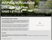 Tablet Screenshot of japansk-have.dk